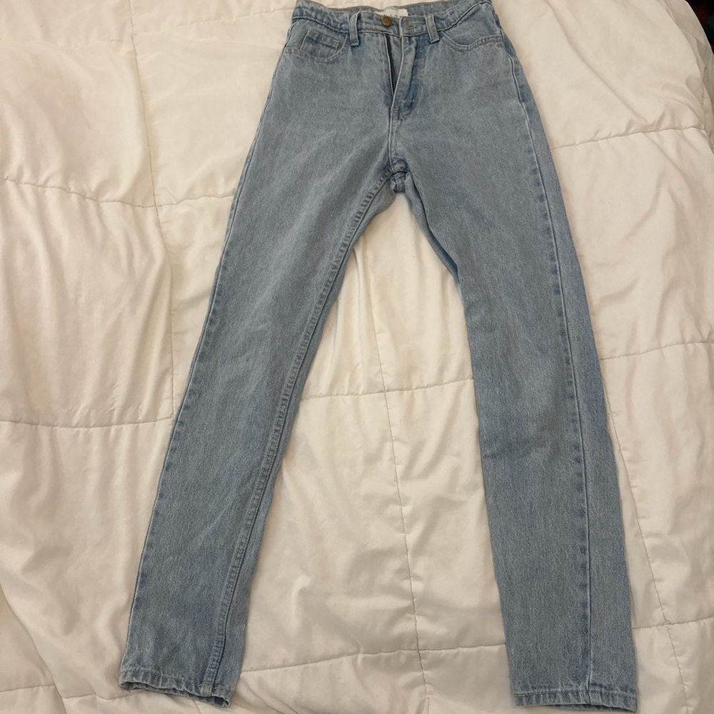 American Apparel Denim Jeans in Light Blue